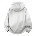thumbnail image 6 of Hooded Sun Jacket Men Women Summer Fall Lightweight Long Sleeve Loose Casual Zip Up Sun Hoodie with Pockets Fishing Outerwear, 6 of 7