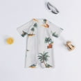 thumbnail image 3 of Gerichy Boys Swim Set, 2T 3T 4T 5T Swimsuit Boys Boys Swimsuit Comfortable Breathable Fashion Beach Coconut Tree Print Boys Swimsuit, 3 of 5