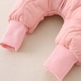 thumbnail image 4 of MXIEZI Baby Boys Girls One-Piece Down Jumpsuit Bodysuits Infant Winter Coat Warm Hoodie Puffer Romper Snowsuit Jacket with Bear Ears 0-24M, 4 of 8