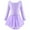 Purple, variant on CAICJ98 Girls Ballet Leotards Toddler Long Sleeve Crisscross Back Dance Dress Outfit with Removable Shiny Skirt Combo (10-12 Years,Black)