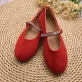 thumbnail image 7 of Women Rhinestone Mary Jane Flats, Round Toe Sparkly Buckle Strap Flat Shoes, Soft Comfort Ballet Shoes for Wedding Party, 7 of 7