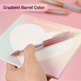 thumbnail image 4 of xianlin-Retractable Gel Ink Pens: 0.5mm Black-Ink Aesthetic Gradient Color Barrel Soft Grip Fine Point Pen 8ct for Journaling Note Taking Sketching No Bleed, 4 of 4