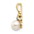 thumbnail image 2 of 14k 6mm June/Freshwater Cultured Pearl and Diamond Pendant XBS279, 2 of 3