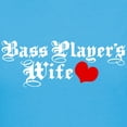 thumbnail image 3 of CafePress - Bass Player's Wife Women's Dark T Shirt - Women's Traditional Fit Dark T-Shirt, 3 of 4