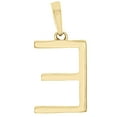 thumbnail image 3 of 14K Yellow Gold Unisex Diamond Initial Pendant Block Font Letters 0.20 Ct. | E, 3 of 3