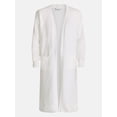 thumbnail image 4 of No Boundaries Open Front Duster Cardigan, Midweight, Women's and Women’s Plus XXS-4X, 4 of 4