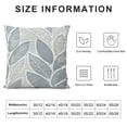 thumbnail image 5 of BANET  Throw Pillow Cases Cozy Fleece Falling Dahlia Floral Flowers Petals Decorative Cushion Covers for Couch Bed Sofa Farmhouse Decoration White, 5 of 5