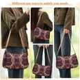 thumbnail image 4 of FORMRS Womens Shoulder Bag with Chain Strap Clutch Purse Cute Tote Handbag, Gold Abstract Pattern, 4 of 7