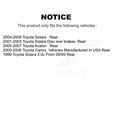 thumbnail image 2 of SIM Rear Semi-Metallic Disc Brake Pads SIM-828 for Car Toyota Camry Solara Avalon, 2 of 8