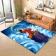 thumbnail image 3 of Alfombra de Mickey Mouse de Disney, bonita figura de Anime, alfombra estampada de Minnie, dormitorio infantil, sala de estar, sofá, felpudo antideslizante, alfombras de suelo, 3 of 5