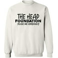 thumbnail image 2 of OXI Crewneck Sweatshirt - The Head Foundation, Basic Casual Sweatshirts for Men's and Women Fleece Sweatshirt Long Sleeve - White Small, 2 of 2