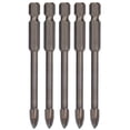 thumbnail image 2 of Embouts de Forage Croisés, Tige Hexagonale 1/4 Po Petite Résistance Outil Résistant à l'Usure Robustesse Universelle pour Conducteur d'Impact pour Béton pour Bois pour Céramique, 2 of 7
