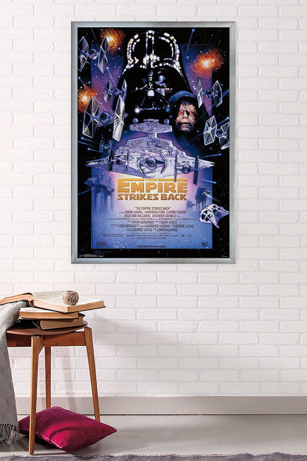 Star Wars: The Empire Strikes Back - One Sheet 2 Wall Poster, 22.375" x 34", Framed