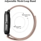 thumbnail image 5 of Bandas de malla magnética compatibles con reloj inteligente e ID205 ID205G ID205U ID205S ID215G, diseño sin hebilla, correas de repuesto ajustables de acero inoxidable para mujeres y hombres, 5 of 7