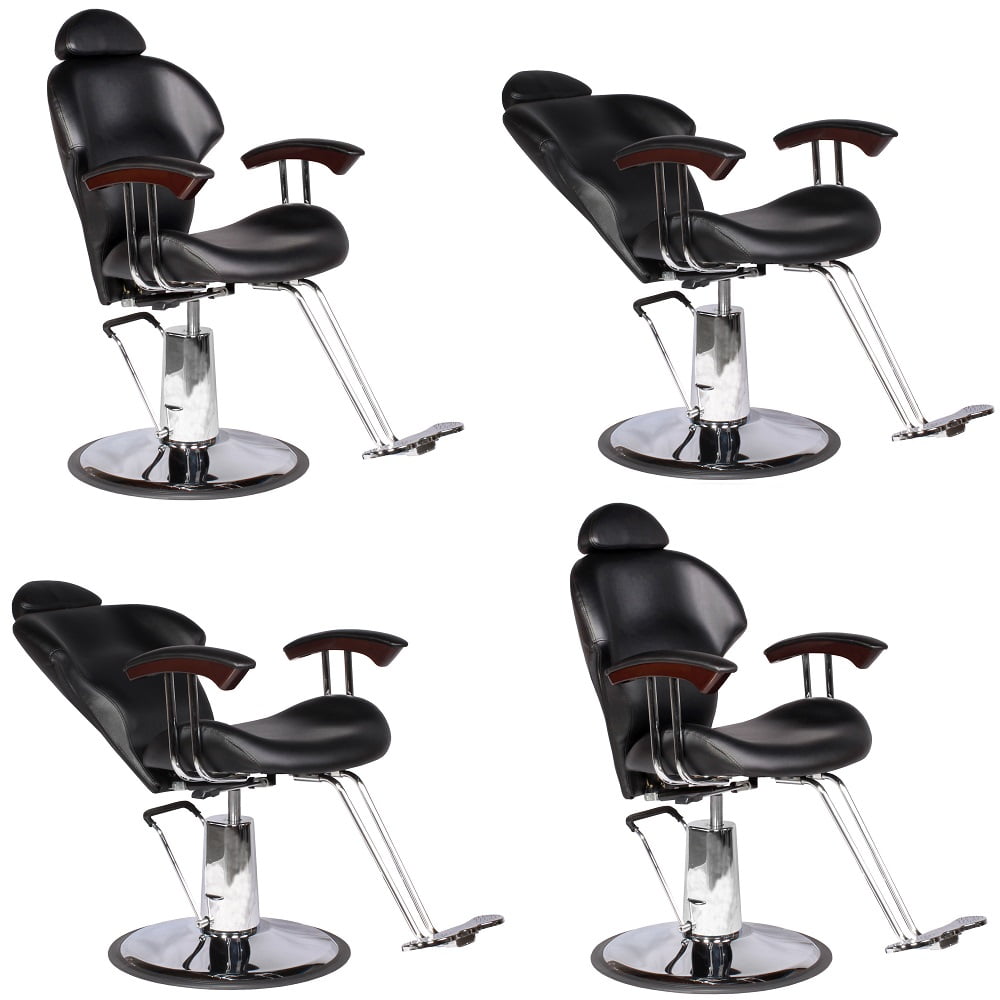 Barber Salon MultiPurpose Reclining Hydraulic Hair Styling Chair 4 x