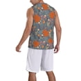 thumbnail image 2 of Sikiie Floral Squirrel Basketball Jersey Reversible Men's Mesh Athletic Sports Shirts Training Practice S-4XL4X-Large, 2 of 6