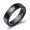 Black, variant on Couples Rings Titanium Steel Matching Bands For Her And Him Geometric Stainless Steel Promise Rings Fashion Jewelry Set