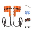 thumbnail image 4 of Pinchos para trepar árboles, equipo para trepar árboles, herramienta de pedal antideslizante, ajustable para r ramas, actividades al aire libre, Sin cinturón naranja, 4 of 8