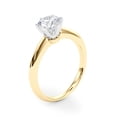 thumbnail image 4 of Princess Cut Solitaire Engagement Ring 18K Rose Gold, 4 of 5