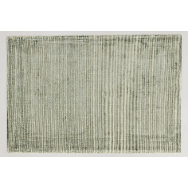 Solo Rugs Grit And Ground Collection Contemporary Silky Stripe Hand Knotted Flatweave Area Rug Blue 6 X 9 Walmart Com Walmart Com