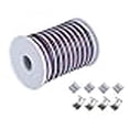 thumbnail image 3 of C-able 65.6ft(20m) RGBW Wire Extension Cable with Spool, 12V RGBW 5Pin Led Lights Wires Strip Kit Extend Wire for 5050 3528, with 8PCS RGBW Led Strip Connectors, 3 of 4