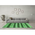 thumbnail image 3 of Ahgly Company Indoor Rectangle Abstract Emerald Green Modern Area Rugs, 8' x 10', 3 of 4