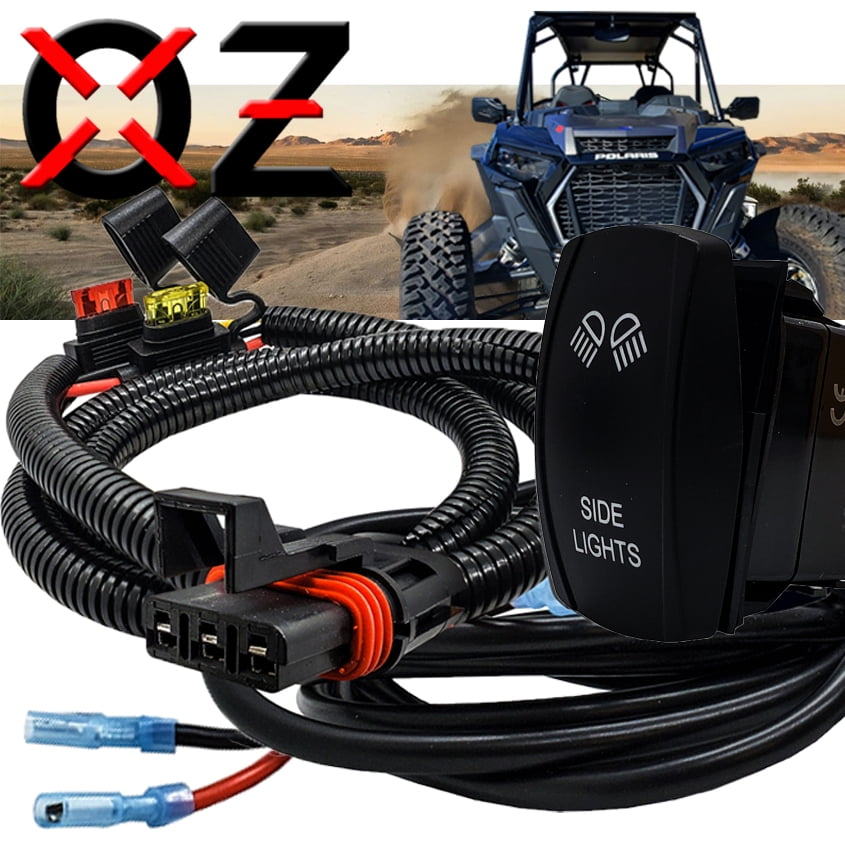 Power Bus Bar Plug Wire Harness Kit for LED Side Lights Compatible with