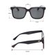 thumbnail image 5 of 1pair Men Square Frame Fashion Glasses Black Shades Summer Cowboy, 5 of 5