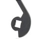 thumbnail image 4 of Adaptador de control con una sola mano Palanca de pulgar a prueba de óxido de aluminio negro para control remoto, 4 of 5
