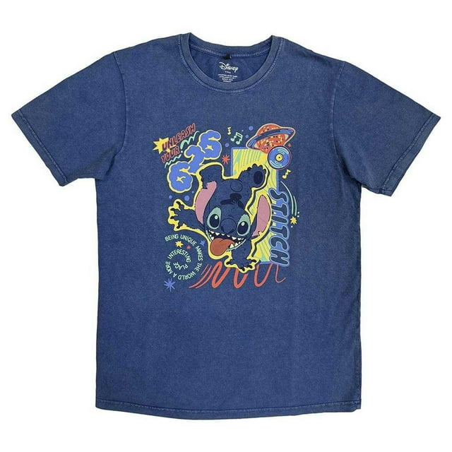 Lilo et Stitch T-Shirt pour Adulte 626 Handstand Stone Wash