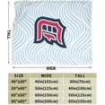 thumbnail image 3 of Duquesne University Fleece Blanket, Very Soft Microfiber Flannel Blanket for Couch Warm and Cozy for All Seasons, 3 of 6