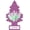 Purple, variant on LITTLE TREES Car Air Freshener | Hanging Paper Tree for Home or Car | Strawberry | 3 Pack