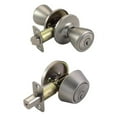thumbnail image 1 of Design House 782896 Pro Pêne Dormant & Bouton de Porte d'Entrée&44; Nickel Satiné, 1 of 1