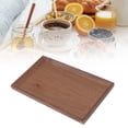 thumbnail image 3 of Food Serving Tray, Small Rectangle Black Walnut Tray Simple Fashion Serving Tray Serve Tea Fruit Cheese Wine Meals For Home Kitchen Restaurants, 3 of 8