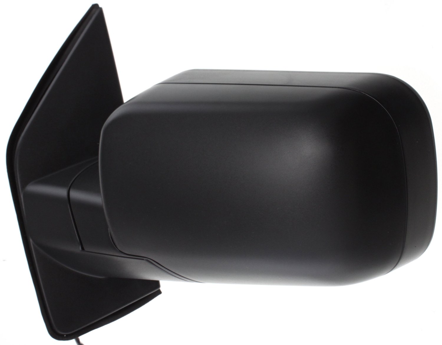Mirror Compatible With 2008-2013 Nissan Titan Left Driver Side Heated Textured Black Kool-Vue