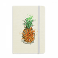 thumbnail image 1 of Carnet Fruits Tropicaux Orange Ananas Couverture Rigide en Tissu Journal Classique, 1 of 3