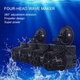 thumbnail image 3 of 12680 GPH Wave Maker Aquarium Circulation Pump - 4-  Submersible Powerhead for  & Saltwater Tanks (180-300 Gallons) with Adjustable  - Black, 3 of 7