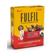 Pack of 2 Fulfil Vitamin & Protein Bar, Chocolate Peanut Butter, 4 Pack
