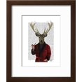 thumbnail image 2 of Deer in Smoking Jacket, Animals Framed Art Print Wall Art by Fab Funky Sold by Art.Com, 2 of 6