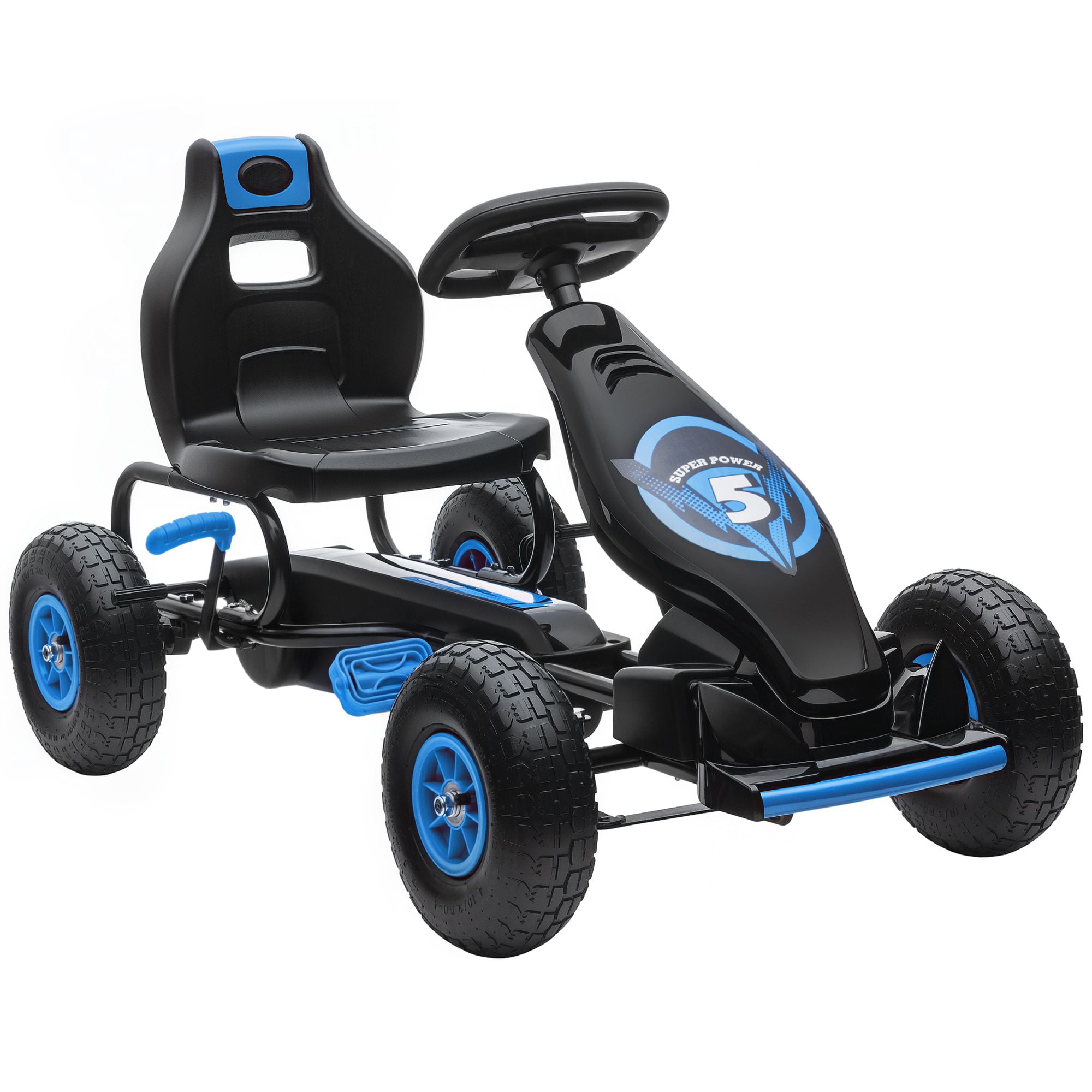 Ybike Explorer 3.0 Child Powered Go-Kart, Red/Black - Walmart.com