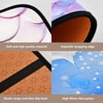 thumbnail image 6 of Shower Curtain Set 4 Piece for Bathroom Decoration, Circle Color Bathroom Sets with 1 Fabric Shower Curtain and 3 Non-Slip Bathroom Rugs Accessories with Hooks, 6 of 8