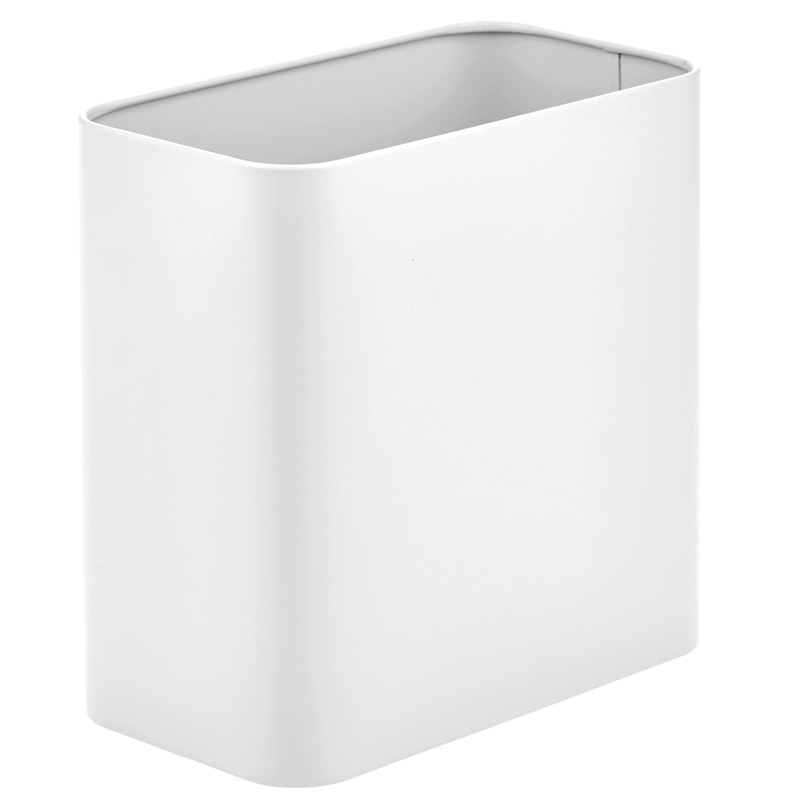 MDesign Small Metal 2 4 Gallon 9 Liter Trash Can Wastebasket Garbage mdesign-small-metal-2-4-gallon-9-liter-trash-can-wastebasket-garbage