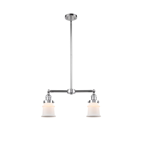 Innovations 209-PC-G181S-LED European Influence Two Light Chandelier from Franklin Restoration collection in Chrome finish, 5.00 inches