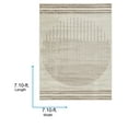 thumbnail image 2 of Livabliss Area Rugs for Living Room, 9ft Round Floransa Modern Cream Square Rug, Bedroom Dining Room Home Decor Stain Resistant Carpet (7'10" x 7'10"), 2 of 7
