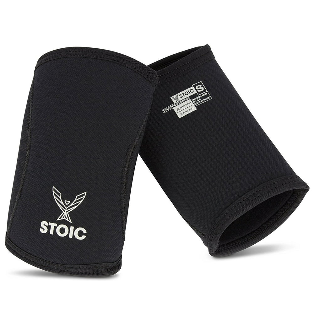 Elbow Sleeves for Powerlifting 7mm + 5mm Thick Neoprene Sleeve for