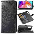 thumbnail image 3 of Dteck Magnetic Shock-Proof Premium PU leather wallet Case with Kickstand and Flip Cover For Samsung Galaxy A70, Black, 3 of 3