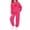 Sets-181Hot Pink, variant on LEKWK Girls 2-Piece Sweatsuit Set Heartbeat Graphic Long Sleeve Hooded Sweatshirt Joggers Tracksuit Big Kid Casual Warm Fleece Lined Activewear School