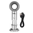 thumbnail image 1 of Mini ventilador portátil sin aspas, ventilador recargable USB portátil, soporte para teléfono móvil desmontable con función 2 en 1, tiempo de uso 10 horas, para el dormitorio de la oficina(astilla) EOTVIA No, 1 of 6