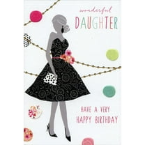 Pictura Party Dress Silhouette Sara Miller Birthday Card for Daughter