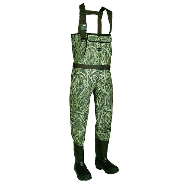 Cattail Bootfoot Neoprene Chest Waders, Mossy Oak Blades Camo by Allen